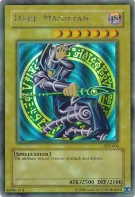 Dark Magician - SDY-006 - Ultra Rare - Unlimited Edition DMG YuGiOh!  Starter De-image