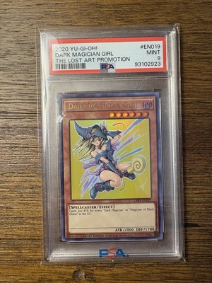 PSA 9 Dark Magician Girl Holo | LART-EN019 | Lost Art Promotion Limited Edition-image