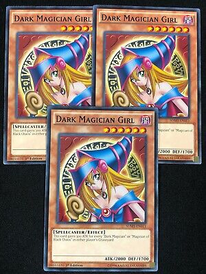 YUGIOH DARK MAGICIAN GIRL SDMY-EN011 1ST X3 COMMON (NM)-image