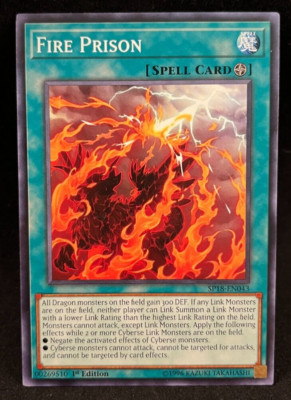 Yugioh - Fire Prison - Star Pack VRAINS - SP18-EN043 - Common - Spell-image