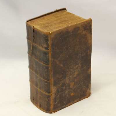 Bible 1819 Foreign Biblia Hellige Gfrifts Boger Leather Bound-image