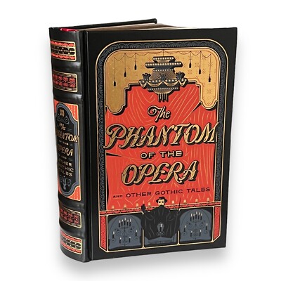 THE PHANTOM OF OPERA AND GOTHIC TALES Collectible Leather Bound Hardcover Book-image