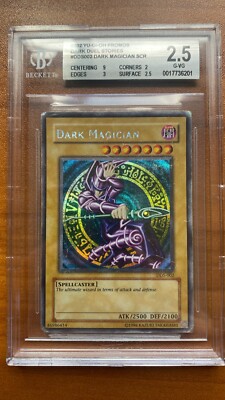 Dark Magician DDS-002 Prismatic Secret Rare YuGiOh English 2002 BGS 2.5 PSA-image