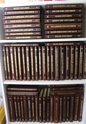Louis L'Amour Leatherette Books 110 books-image