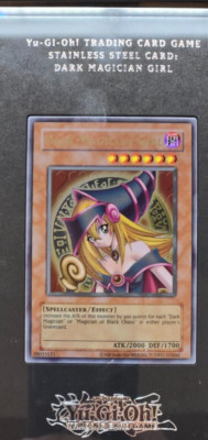 KONAMI Yu-Gi-Oh Dark Magician Girl Stainless Steel Card English SDCC 24-image