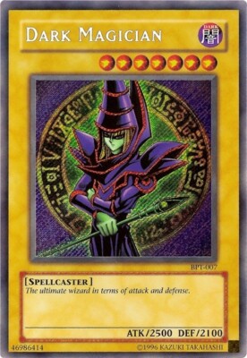 Yugioh! LP Dark Magician B - BPT-007 - Secret Rare - Limited Edition Lightly Pla-image