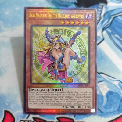 Yugioh Asian English Dark Magician Girl The Magicians's Apprentice ALIN-AE004 UL-image