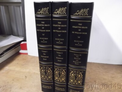 The Collected Essays of Sir William Osler, 3V., LEATHER-CLASSICS OF MEDICINE -image