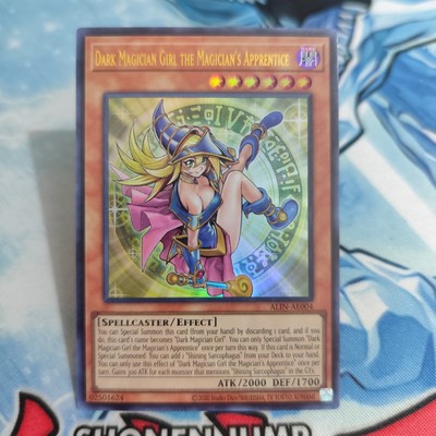 Yugioh Asian English Dark Magician Girl The Magicians's Apprentice ALIN-AE004 UR-image