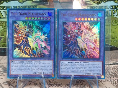 2x Yugioh The Dark Magicians Ultra Rare RA04-image