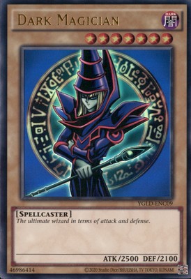 Dark Magician ultra rare YGLD-ENC09 Yugioh-image