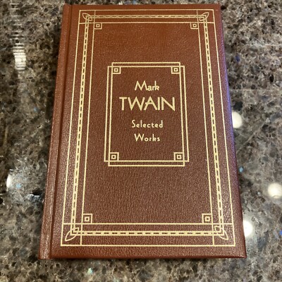 Mark Twain Selected Works Gramercy hardcover Leather 6 Stories H. Finn T. Sawyer-image