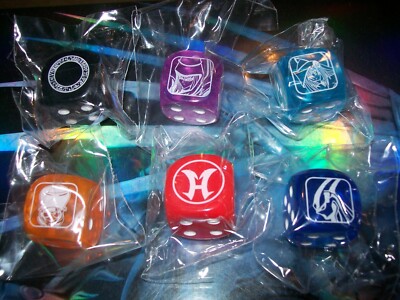 6 Sealed Dice Set Legendary Duelists Season 3 LDS3 Dark Magician Girl Yu-Gi-Oh!-image