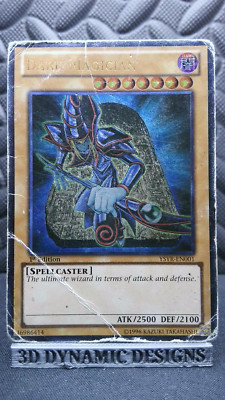| Yugioh Dark Magician  YSYR-EN001 1st Edition Ultimate Rare DMG 🔥 |-image