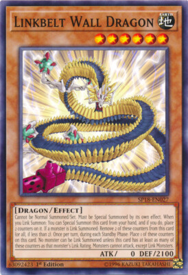Linkbelt Wall Dragon - SP18-EN027 - Common - 1st Edition x3 - Near Mint-image