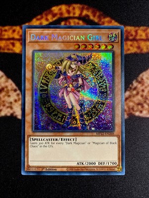 🔥YUGIOH • DARK MAGICIAN GIRL • SECRET RARE • MP22-EN268 • 1ST EDITION • NM🔥-image