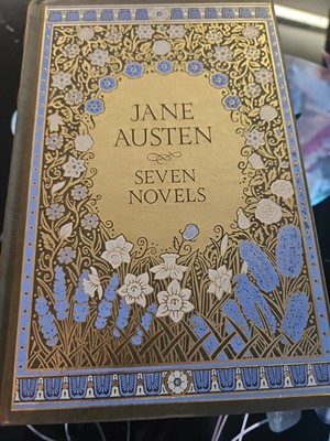 JANE AUSTEN SEVEN NOVELS Barnes & Noble  Leather Bound Book Classics Compilation-image