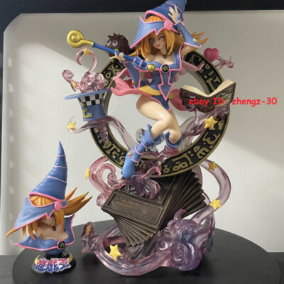 Yu-Gi-Oh! Black Magician Girl Figure – 37cm Duel Monsters Anime Statue Boxed Toy-image