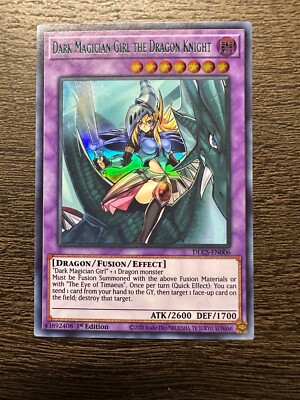 Yu-Gi-Oh! Dark Magician Girl the Dragon Knight DLCS-EN006 Green Ultra Rare - VLP-image