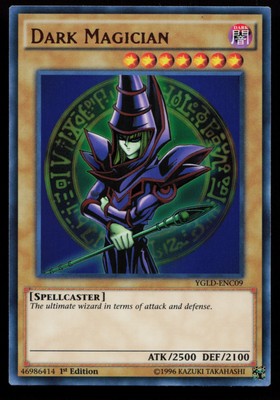 King of Games: Yugi's Legendary Decks #YGLD-ENC09 Dark Magician (C)-image
