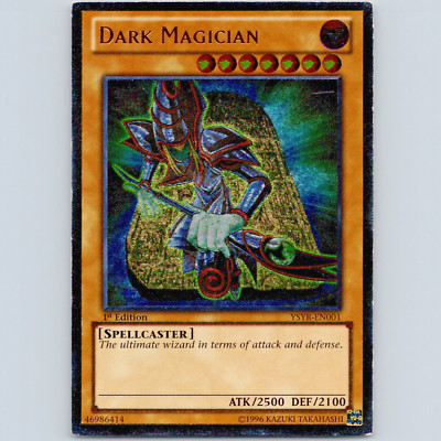Yugioh Dark Magician YSYR-EN001 1st Edition Ultimate Rare Holo - LP-image
