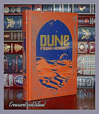 New Sealed Dune by Frank Herbert Collectible Leather Bound Deluxe Hardcover-image