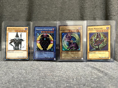 Dark Magician 4 pack Yu-Gi-Oh Cards (Shonen Jump Magazine 2016 Promo)-image