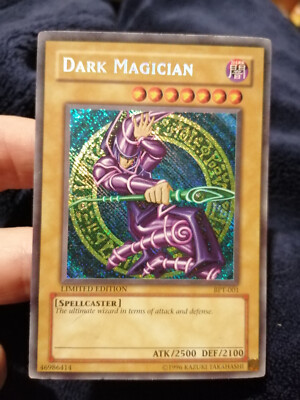 Yugioh Dark Magician BPT-001 Promo Secret Rare American Reverse Foil Misprint-image