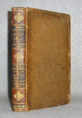Antique English Poetry Book Samuel Johnson Works Eminent Persons Leather 1818-image