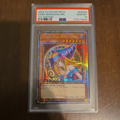 Yu-Gi-Oh Dark Magician Girl - PSA 10 GEM MT - MP24-EN009 - Quarter Century Rare-image