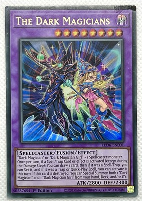 Yugioh The Dark Magicians - LED6-EN001 Ultra Rare 1st Edition-image