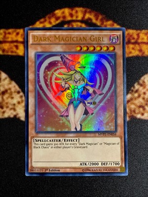 🔥 YUGIOH • DARK MAGICIAN GIRL • ULTRA RARE • MVP1-EN056 • 1st EDITION • NM 🔥-image
