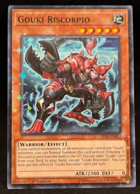 Yugioh - Gouki Riscorpio - Star Pack VRAINS - SP18-EN017 - Starfoil Rare-image