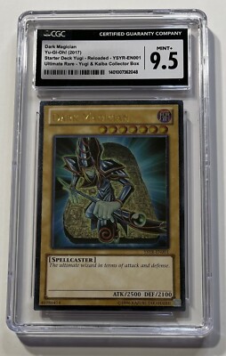 Yu-Gi-Oh! Dark Magician YSYR-EN001, CGC 9.5, Ultimate Rare-image