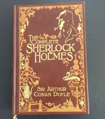 The Complete Sherlock Holmes Barnes & Noble 2009, Doyle, HC Leather Bound Book-image