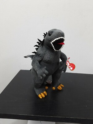 Ty Godzilla 2001 Sold in Japan Beanie Baby Plush Doll-image