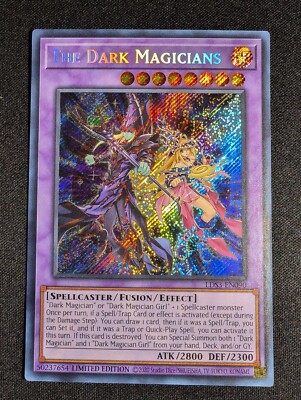 Yugioh - The Dark Magicians LDS3-EN090 Limited Edition Secret Rare NM-image
