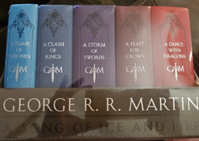 Game of Thrones Collector Leather Bound Book Set of 5:  A Song of Ice and Fire-image