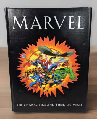 Marvel The Characters And Their Universe 2002 Michael Mallory Leather Bound VG-image