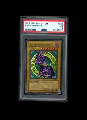 2002 Yu-Gi-Oh! SDY-006 DARK MAGICIAN HOLO PSA 3 VG Graded! Original -image