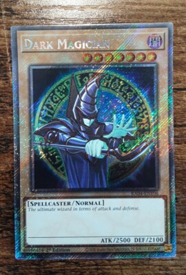 Dark Magician 9th Art 1st Edition Platinum Secret Rare RA04-EN106-image
