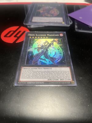 Yugioh Ebon Illusion Magician SHVI-ENSE1 Super Rare Limited Edition Trading Card-image