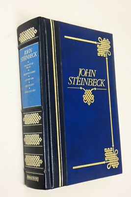 John Steinbeck 5 Novels Grapes of Wrath +4 More Leather Collection Peerage Books-image