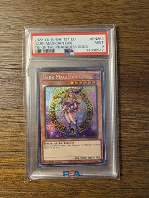 PSA 9 Dark Magician Girl | MP22-EN268 | 2022 Tin of the Pharaoh's Gods | 1st Ed-image