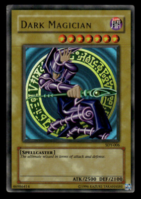 Dark Magician SDY-006 Yugioh Yu Gi Oh! Holo Ultra Rare Vintage Starter Deck LP-image