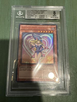 YuGiOh Dark Magician Girl MVP1-ENS56 1st Edition BGS MISPRINT ERROR No Name-image
