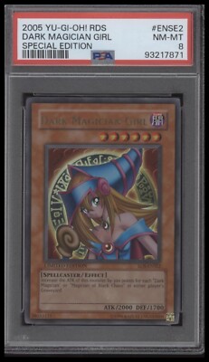 Yugioh Dark Magician Girl RDS-ENSE2 PSA 8 Special Edition -image