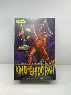 Aurora KING GHIDORAH Model Kit 6802 SEALED & COMPLETE !NIB!FREESHIP-image