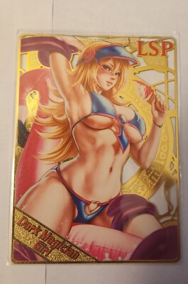 Dark Magician Girl CHOOSE YOUR OWN! YuGiOh Goddess Story Gold Metal Card Waifu!-image