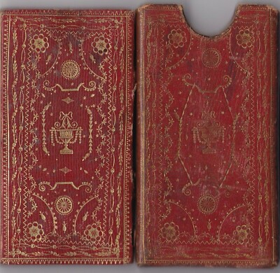 1797 Original Almanac by John Goldsmith - Leather Bound, Slip-Case & Tax Stamp-image